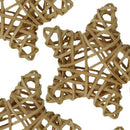 6Pcs Natural Star Wicker Rattan Balls - Decorative Orbs Crafts DIY Wedding