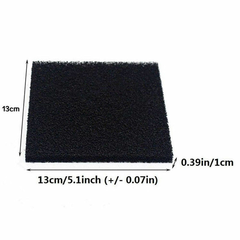 5x Universal Activated Carbon Foam Sponge Air Fume Filter Impregnated Sheet Pad