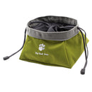 2-pc Travel Pet Bowls Collapsible Dul-use Water & Food Bowls for Dogs & Cats