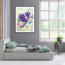 5D DIY Full Drill Diamond Painting Butterfly Embroidery Mosaic Craft Kit