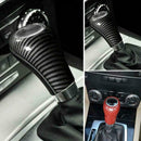 Carbon Fiber Gear Shift Knob Cover Trim Red O8Z7