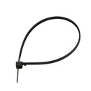 1X(100x Strong Quality Black Cable Ties 100Mm x 2.5Mm-Heavy Duty Heat & Col