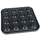 New Plastic Pool Billiard Ball Tray Holds 16 Balls Snooker Billiard Black