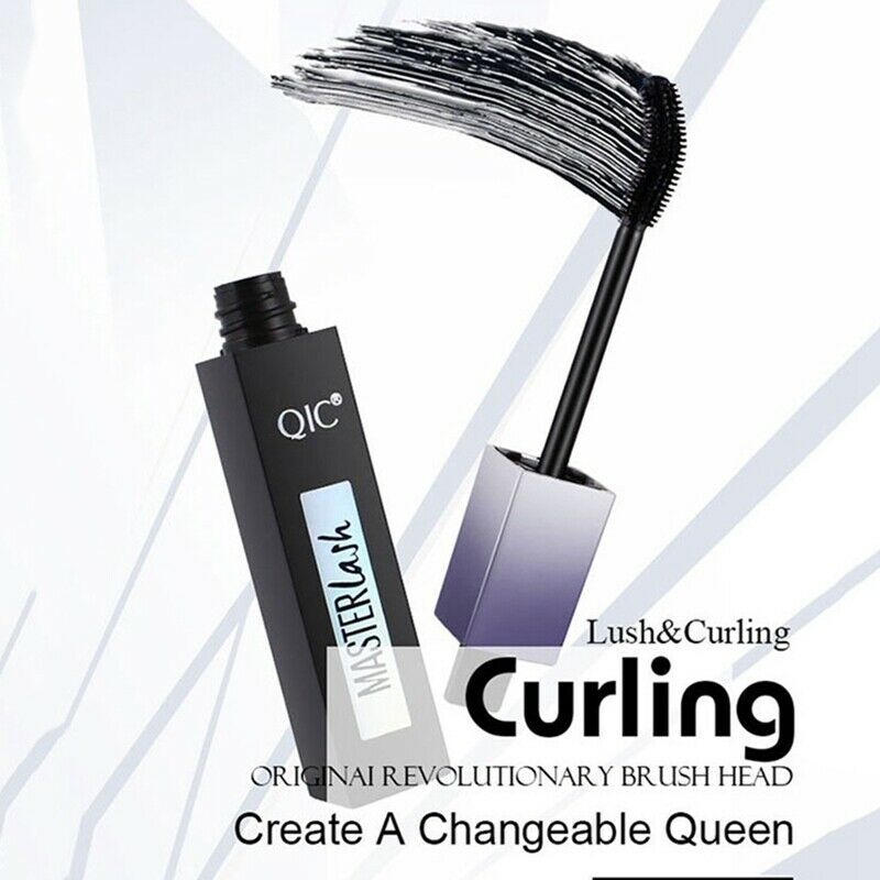 2Pcs Qic Mascara Maquillage Super Black Durable Waterproof Natural Thick Le G1L2