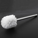 Replacement Toilet Brush, Stainless Steel, White, 8*35cm