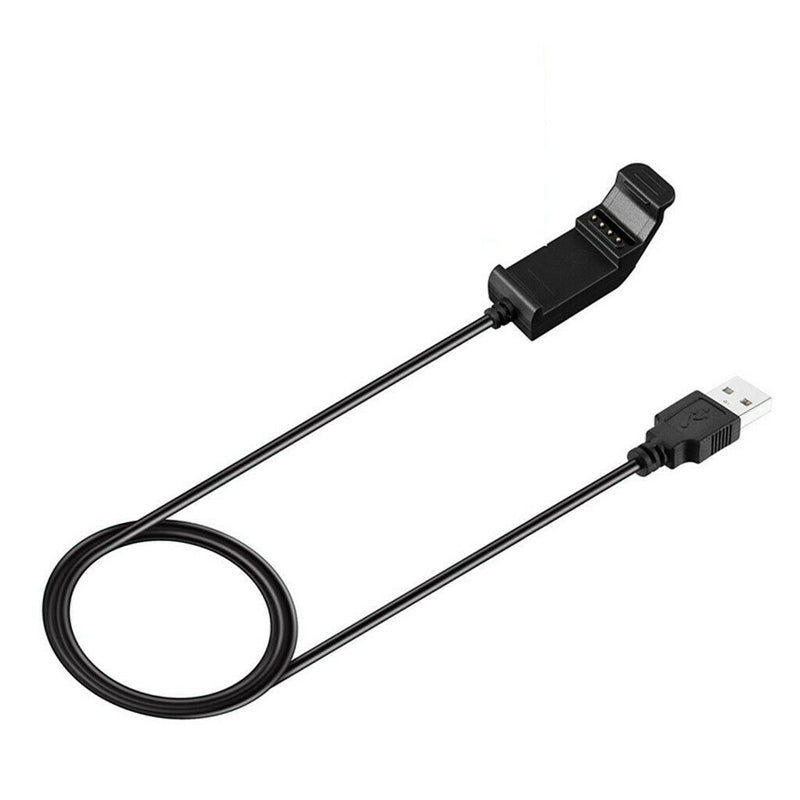 USB Charge Charging Data Clip Cable Replacement For Garmin Edge 20 25 Black