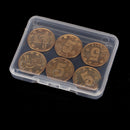 5pcs Plastic Transparent With Lid Storage Box Collection Container Case PartV3