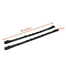 2Pcs Black Nylon Car Fishing Rod Strap Vehicle Fishing Rod Carrier Holder Belt
