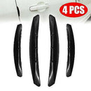 4pcs Car SUV Body Door Side Black Anti-Collision Protector Strips Decorative Bar