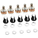 5pcs WH148 B5K Linear Potentiometer Shaft 15mm with Nut & Gasket Accessories