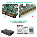 USB 3.0 to SATA External Hard Drive Enclosure Lay-Flat Docking Station 2.5in