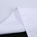 Kitchen Ware Chef Half Bistro Apron with Center Divide Pocket-White
