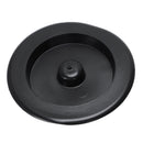 Rubber sink drain garbage disposal plug flange 9cm diameter black Y5H7