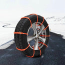 Reusable Universal Snow Auto Nylon Safety Self-Locking Orange Car Tire Anti