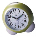 2pc Silent Night Light Cartoon Desktop Clock Kids Bedside Alarm Clock Pink/Green