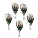 Set of 5 Pieces Dreadlocks Beads Pendant Hair Decorations, Metal Cuffs Braid