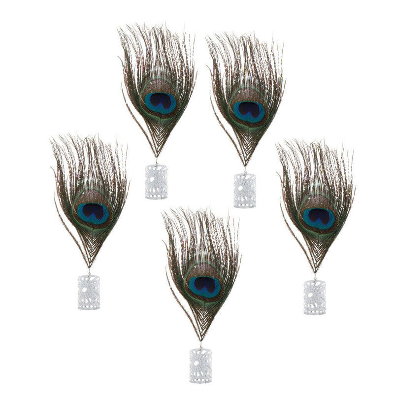 Set of 5 Pieces Dreadlocks Beads Pendant Hair Decorations, Metal Cuffs Braid