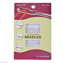 12 Pcs Thick Big Eye Sewing Self-Threading Needles Embroidery Hand Sewing Craft