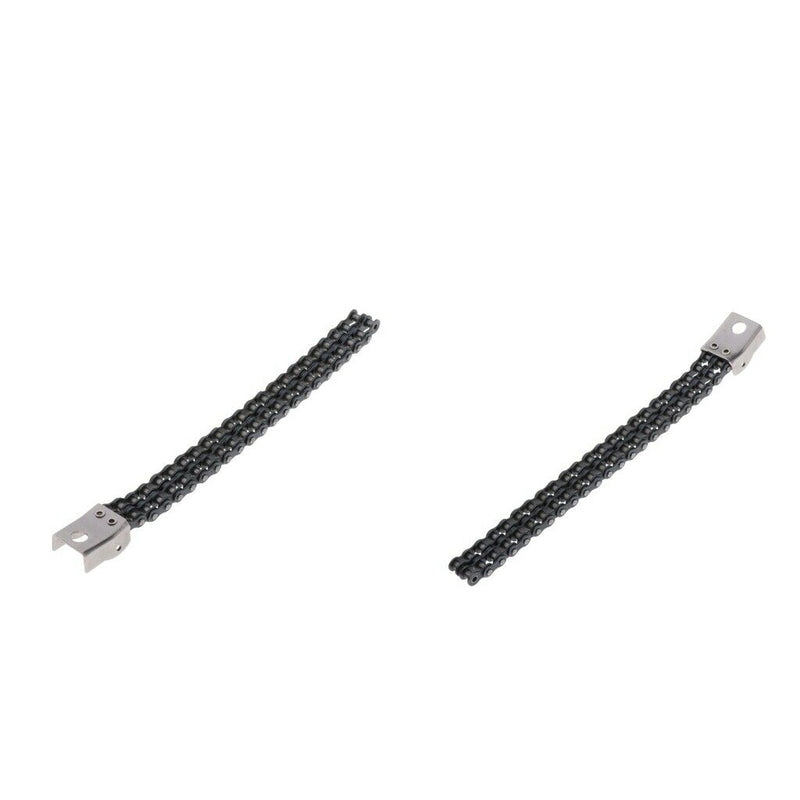 2Pieces Drum Pedal Chain Beater Linkage Connecting Chain Drum Parts Steel