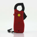 Electric LCD Clamp Multimeter Volt Current Resistance Ohm Tester Checker Red