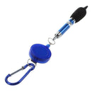Retractable Reel Ball Pen with Belt Clip and Snap Hook 10pcs (Random Color) U7I6
