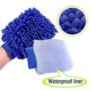 Car wash Cleaning tool,2 Pack Wash Gloves With 2pcs Cleaning Cloth For Car