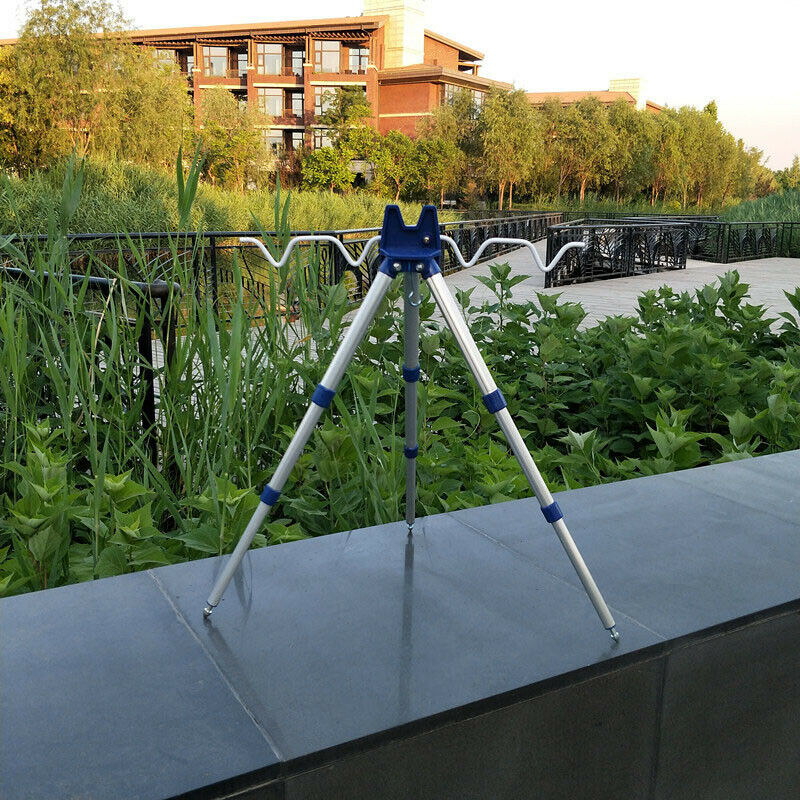 1.2 M Aluminum Alloy Telescopic Fishing Tripod Outdoor Fishing Rod Support