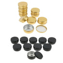 20 Pcs Empty Metal Tin Jars Round Tin Containers with Screw Lid, Leakproof, for