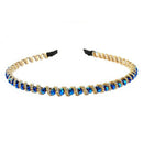 Fashion Bling Rhinestone Hair Hoop Crystal Bead Headband For Bang Fringe-Ro T4W6