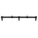 Black Buzz Bars 3 Rod Rests Banksticks Rod Pod Carp Fishing Buzzer Bar