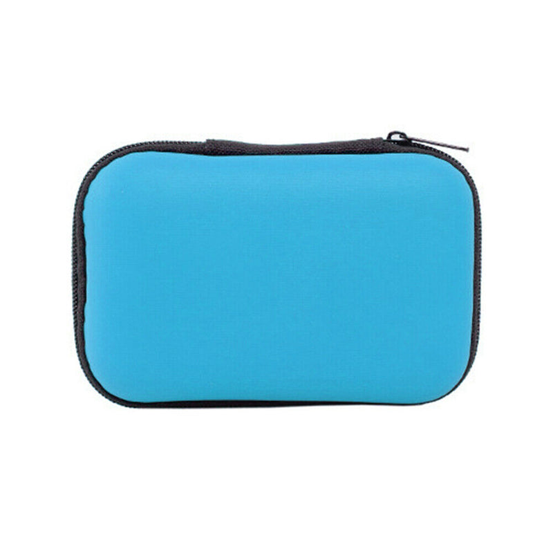 15 Slot Essential Oil Bottle Holder Rollers Storage Bag Organizer (Blue) A