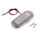 316 Stainless Steel LED Oblong Marine  Courtesy Lights, 12V, Waterproof, Blue