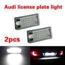 2Pcs 18 LED Error Free License Plate Light Lamp For Audi A3 A4 B6 B7 A6 A8 Q7 A5