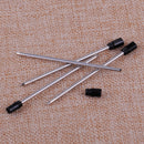 20 Pcs 7cm Black Ink Cross Type Metal Ballpoint Pen Refills fr 14cm Crystal Pen