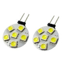 Univeral 10X White G4-5050-6SMD LED Bulb HighPower Super Bright Car Light