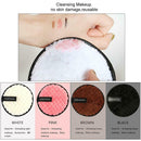 4PCS Reusable Cleansing Cloth Pads Makeup Remover Towel Face Cleaner Plush puff