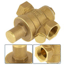 1Pcs Adjustable Brass Water Pressure Reducing Valve Regulator Reducer 1/2''
