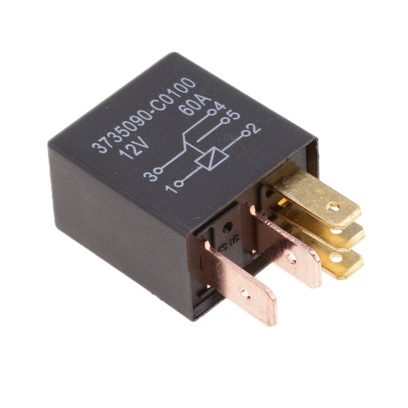 10X 24V+12V 60A Automotive Car Alarms Horn Light Control Device 5-Pin Relays