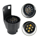 7 Pin To 13 Pin Mini Car Truck Trailer Connector Electric Adapter Plug Towbar qw