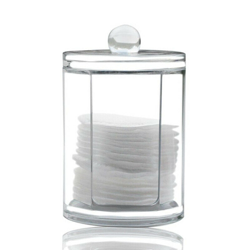 Acrylic Cotton Swab Makeup Organizer Storage Box Container Pad Holder CosmeS Hn