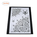 1*DIY Craft Mandala Stencils Template For Walls Painting Scrapbooking Stamping//