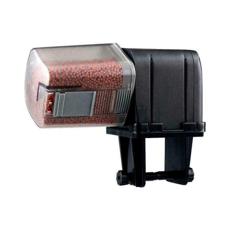 Programmable Mini Auto Fish Feeder Aquarium Tank Automatic Fine Food Dispen F7T4