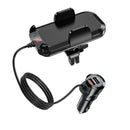 Car Air Vent Bracket FM Bluetooth Handsfree Dual USB Charger Phone Holder