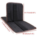 Student Pencil Pen Brush Case Makeup Tool Holder Bag Storage Pouch Canvas