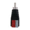 Speaker Wire A/V Cable to Audio Male RCA Converter Adapter Jack Press Plug