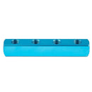 Pneumatic Air 4 Way Air Hose Inline Manifold Block Splitter blue B6M8