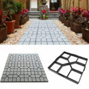 DIY Garden Pavement Concrete Stepping Stone Mold Garden Lawn Pathmate Stone F6T7
