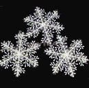 3Pcs SPassic White Snowflake Ornaments Christmas Holiday Party Home Decor $ SP