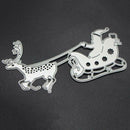 Santa Ride Christmas Metal Cutting Die Stencils DIY Emboss Scrapbook Craft