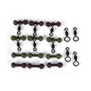 30PCS Carp fishing heli chod beads swivels rubber beads with quick change~swASE
